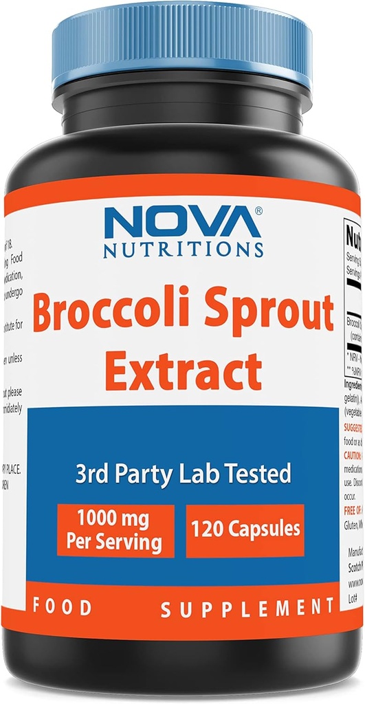 Broccoli Sprout Extract 1000 mg 120 Κάψουλες από Nova Nutrites