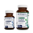 Metagenics Essential Wellness Duo: D3 10.000 + K - για την ανοσοποιητική υποστήριξη, την υγεία των οστών & την καρδιά Υγεία - 60 Softgels & PhytoMulti Without Iron - Καθημερινή πολυβιταμίνη για τη συνολική υγεία & γήρανση - 60 δισκία