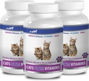 αντιοξειδωτικό για γάτες - Ultra Vitamins για γάτες - Healthy Minerals and Vitamins Formula - Chews - Ασβέστιο για γάτες - 3 μπουκάλια (270 Θεραπείες)