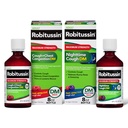 Robitussin DM Max Cough Plus Θώρακος Συμφόρηση και Robitussin Μέγιστη δύναμη Νυκτερινή ώρα Βήχας DM, Ενήλικας Φόρμουλες - 2 x 8 Φιάλες Fl Oz