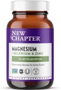 New Chapter Magnesium-Selenium-Zinc Supplement, 325 mg Magnesium in One-Daily Tablet for Active Bodies, Bounce Back After Exercise with Muscle Support Minerals + Hydrating Electrolytes, 30 Count