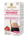 HYLEYS Colon Cleanse Tea, Cranberry Flavor - 25 Individually Wrapped Herbal Tea Bags - Caffeine Free, Vegan