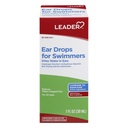 Leader Ear Drops for Swimmers, Dries Water in Ears, Isopyl Alcohol 95%, All Ages, Σύγκριση με Swim-Ear, 1 fl oz