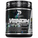 DRAGON PHARMA Venom Extreme Potency Pre-Workout, Laser Sharp Focus + Ενέργεια, Έντονη Απόδοση, Αποδεδειγμένα Συστατικά για Ενισχυμένη Αγγειοδιαστολή & Αντοχή (40 εξυπηρετούν, Λευκό Δράκο)