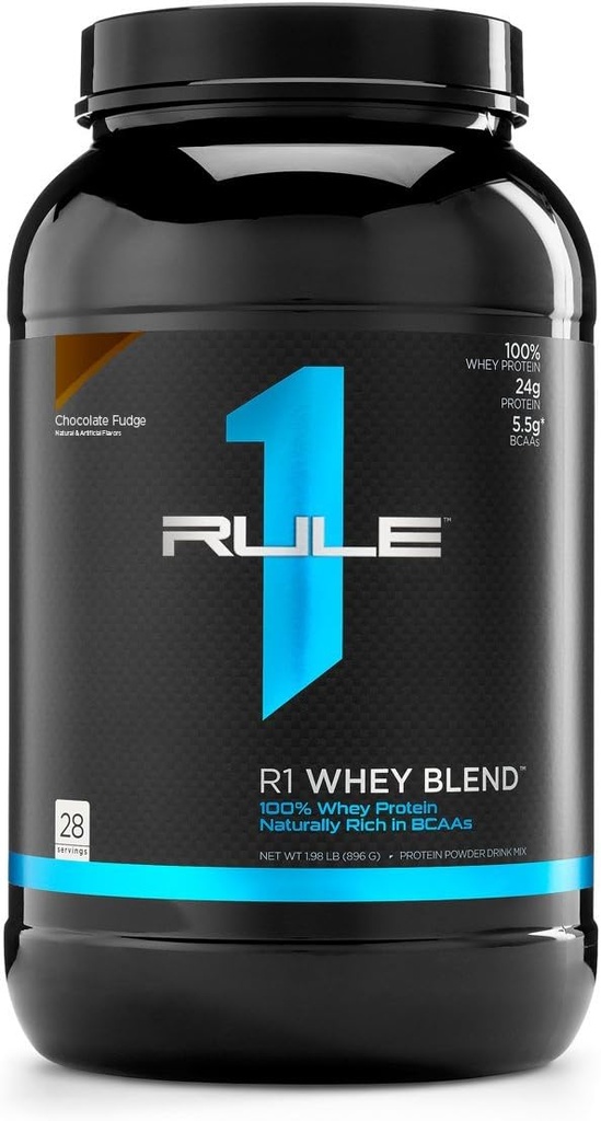 Κανόνας 1 Πρωτεΐνες R1 Whey Blend, 28 Σερβίρεις, Σοκολάτα Fudge