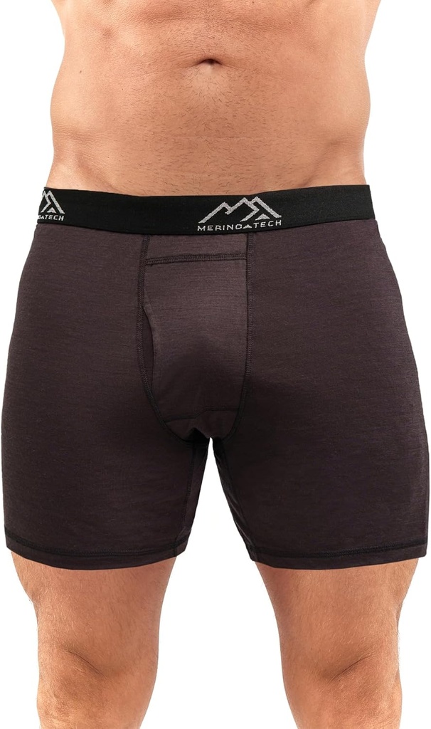 Merino.tech Merino Μαλλί Εσώρουχα Ανδρών - 100% Merino Boxer Μαλλί Σύνθετα για άνδρες
