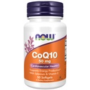 NOW Foods Supplements, CoQ10 50 mg, Pharmaceutical Grade, All-Trans Form που παράγεται με ζύμωση, 50 Softgels