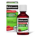 Robitussin Ενηλίκων Μέγιστη Δύναμη Βήχας + Θώρακος Συμφόρηση DM Max (4 fl. oz. Μπουκάλι), Βήχας Καταπιεστικό & Προσδοκητικό, Βατόμουρο Γεύση