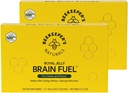 Φυσικά της μελισσοκόμος B.LXR Brain Fuel - Μνήμη, Focus and Clarity Liquid Formula, Υποστηρίζει παραγωγικότητα Royal Jelly, Ginkgo Biloba, Bacopa Monnieri Keto Φιλικό, Γλουτένη & χωρίς καφεΐνη, 6 ct (2 Pack)