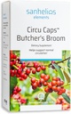 Sanhelios Circu Caps High Potency Butcher's Broom Dryned Extract 33mg & Rosemary Oil - συμπλήρωμα στήριξης βοτάνων για υγιή ροή αίματος, Veins & κυκλοφορία στα πόδια - 96 κάψουλες Softgel