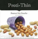 Proti-Thin σνακ σόγιας, 15g πρωτεΐνης, χαμηλής θερμίδων, χαμηλής περιεκτικότητας σε λίπος, χαμηλής περιεκτικότητας σε υδατάνθρακες, χωρίς συστατικά γλουτένης, πρωτεϊνικές ουσίες διατροφής, φιλικό με το KETO, Ιδανική πρωτεΐνη συμβατή, 7 Count Box