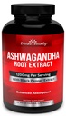 Divine Bounty Organic Ashwagandha Κάψουλες - 1200mg Ashwagandha Σκόνη με Μαύρο Πιπέρι για Ενισχυμένη Απορρόφηση - Ashwaganda συμπλήρωμα για την ηρεμία & υποστήριξη Mood - 90 κάψουλες Veggie