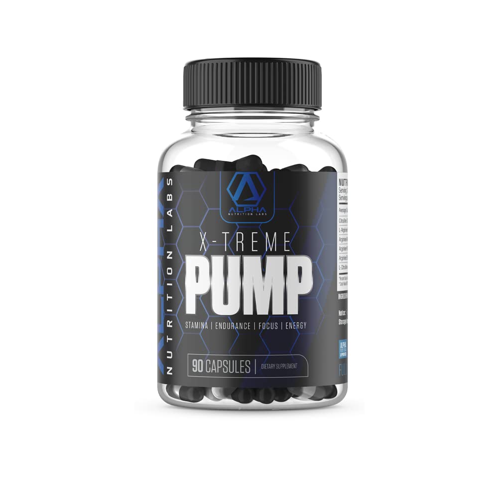 Αντλία X-treme για Stamina, Αντοχή, Εστίαση, Συμπλήρωμα Διατροφής Ενέργειας, 90 Κάψουλες
