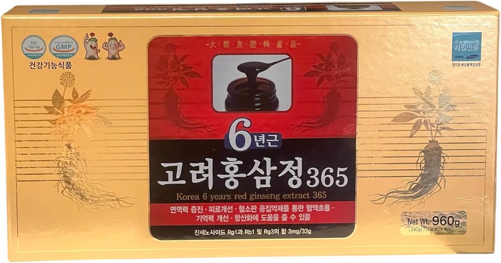 Ενημέρωση Ginseng Extract (πλήρες σετ κιβωτίων, RED Ginseng 365)