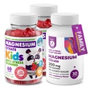DR. MORITZ Magnesium Bundle - Gummies for Adults (200mg, 30 Count) and Kids Magnesium Gummies (60 Count, 2 Pack) - Χωρίς ζάχαρη
