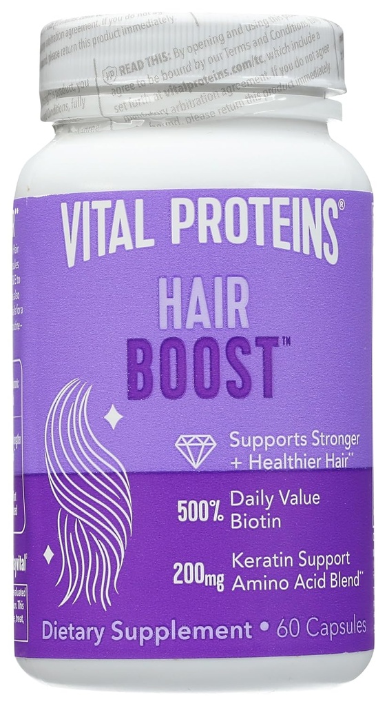 Vital Proteins Hair Boost Καψάκιο, 60 CT