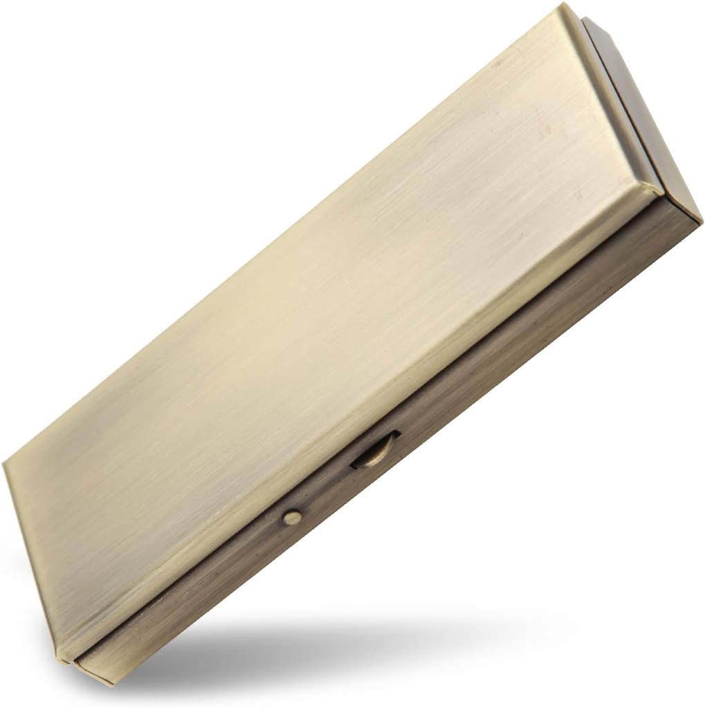 7 ημέρα Pretty Mini Metal Χάπια Organizer Χάπια κουτί με την άνοιξη Open Design και 7 διαμέρισμα για να κρατήσει βιταμίνες Cod Συμπληρώματα του ήπατος και φαρμακευτική αγωγή (Bronze)