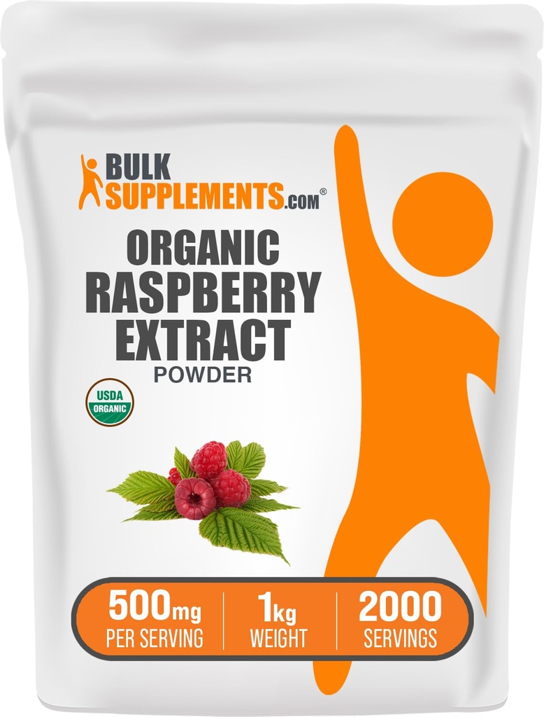 BulkSupplements.com Βιολογικό εκχύλισμα βατόμουρου σε σκόνη - από τα φρούτα βατόμουρο, πηγή αντιοξειδωτικών, συμπλήρωμα βοτάνων - χωρίς γλουτένη, 1kg (2,2 lbs) (πακέτο των 1)