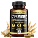 Earth Elixir Spermidine Συμπληρώματα 1200mg (90 κάψουλες) – Αντιγήρανση - 3rd Party Tested (12mg Spermidine Powder) Max Purity - 100% Pure Espermidina- Fermented Wheat Germ Extract - NMN Εναλλακτική