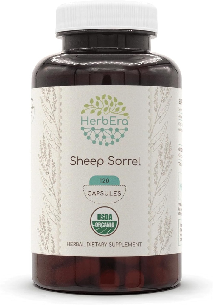 HerbEra Sheep Sorrel USDA Organic 120 Κάψουλες 