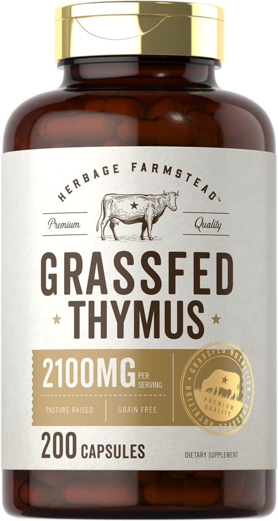 Carlyle Grass Fed Beef Thymus Bovine Supplement 