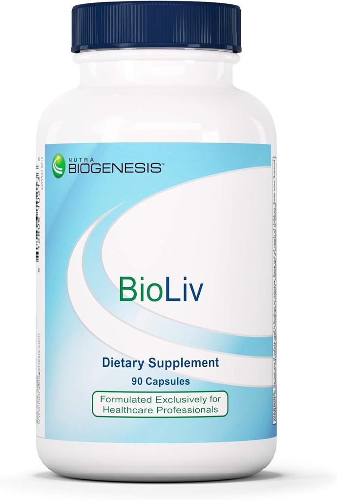 Nutra Biogenesis BioLiv - Betaine HCL, Betaine Hydrochloride Digestive Supplement with Dandelion Root, Choline & Beet for Men & Women, Digestive, Gallbladder & Gut Health - 90 Κάψουλες