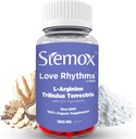 Love Rhythms L-Arginine 500MG & Tribulus Terrestris for Men – Stamina & Vitality Support - Non-GMO, 100% Organic Supplements for Men - Active Lifestyle & Physical Wellness - 60 Capsules