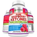 FRESH ΥΓΕΙΑ Καθαρό 100% Βατόμουρο Κετόνες Max 1000mg ανά υπηρεσία - 3 μήνες προμήθεια μη ΓΤΟ - Σύνθετη απώλεια βάρους Υποστήριξη - 180 κάψουλες
