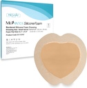 MedVance TM Silicone - Bordered Silicone Adhesive Foam Dressing Sacral Size 7"x 7" Box of 5 dressings