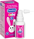 NAVEH PHARMA® CleanEars Baby | Fast-Acting Ear Wax Removal Spray | Breaks Down & Dissolves Earwax in Just 1 Treatment | Clinically Proven to Be 300% More Effective | Mineral Oil, Gentle&Safe | 1 OZ