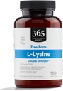 Ολόκληρη αγορά τροφίμων, L-Lysine διπλή δύναμη, 100 κόμης