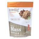 Swiig Mass Builder Protein Powder, Chocolate, Χωρίς ΓΤΟ συστατικά, Χωρίς τεχνητές γεύσεις, χρώματα ή γλυκαντικά, Χωρίς πληρωτικά, 3.3 Pound τσάντα