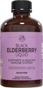 Χώρα Αγροκτήματα Elderberry Liquid, Υποστηρίζει ένα υγιές ανοσοποιητικό σύστημα, πλούσιο σε αντιοξειδωτικά, χωρίς ζάχαρη, Berry Flavor, 8 Fl Oz