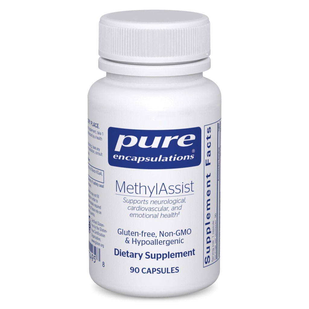 Pure Encapsulations MethylAssist 90's - B Vitamin Complex - Υποστήριξη μεθυλίωσης* - Heart Health & Brain Health - Μη ΓΤΟ & Χωρίς γλουτένη - 90 Κάψουλες