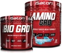 iSatori Bio-GRO Protein Synthesis Ενισχυτής - Unflaved (60 Services) & iSatori Amino-GRO BCAA Powder - Blue Razz Snow Cone (30 Services)
