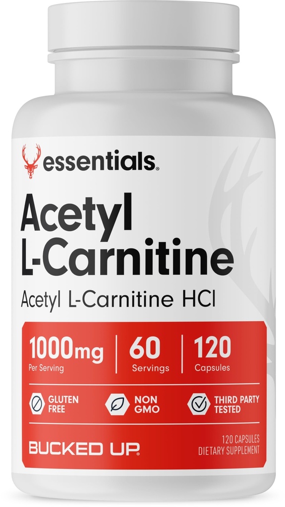 Συνδέεται Acetyl L-καρνιτίνη 1000mg ανά υπηρεσία, υποστηρίζει τα απαραίτητα λειτουργία του εγκεφάλου (60 εξυπηρετούν, 120 κάψουλες)