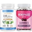 Υποστήριξη της εμμηνόπαυσης Gummies Plus 200mg συμπλήρωμα DIM για την ενισχυμένη ισορροπία οιστρογόνων για τις γυναίκες 