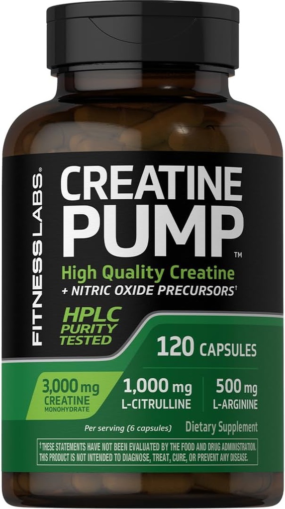 Εργαστήρια Fitness Creatine Κάψουλες 