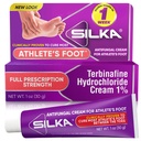 SILKA Anti-Fungal Cream, Κλινική Αντι-Fungus θεραπεία ποδιών, Jock Itch & Ringworm Remedy, μέγιστη δύναμη, γρήγορη δράση ανακούφιση από φαγούρα & καύση, 1 Oz