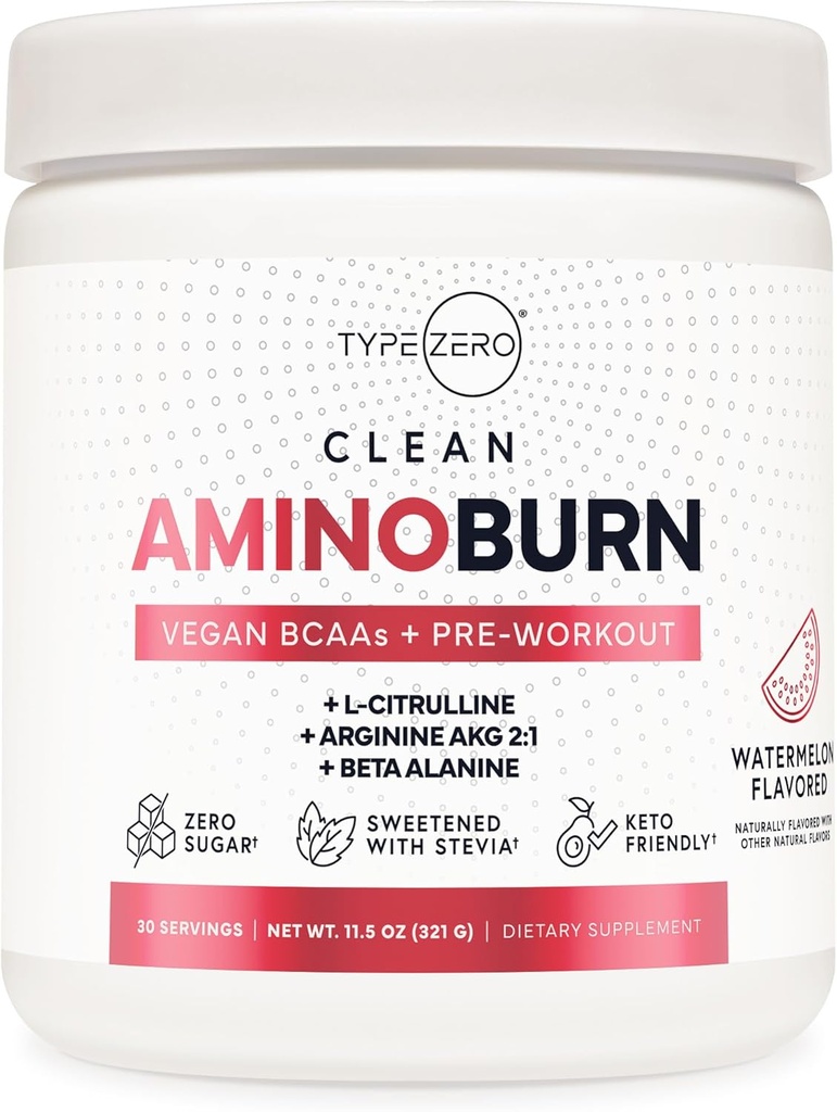 Τύπος Zero AminoBurn (Νερόμελο Γεύσης) - Vegan Amino Acids BCAA Drink Sugar-Free Energy Drink Powder & Amino Acids Συμπλήρωμα - Φυσική Ενέργεια
