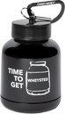 ONMYWHEY Διπλή Scoop (180cc) πρωτεΐνη και συμπλήρωμα χοάνης κλειδαριών, χρόνος για να πάρει τύμπανο