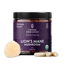 TRIBE ORGANICS Lion’s Mane Supplement 1000mg Mushroom Extract Powder - ανοσοποιητικό σύστημα Booster & Brain Nootropic για Εστίαση και Μνήμη 