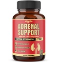 agobi 7in1 Adrenal Support Supplement - Equivalent to Concentrated Ashwagandha, Panax Ginseng, Rhodiola Rosea & More - 60 Capsules 2 Month for Body Balance