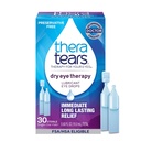 TheraTears Dry Eye Therapy Lubricating Eye Drops for Dry Eyes, Preservative Free eye drops, 30 Single-Use Vials