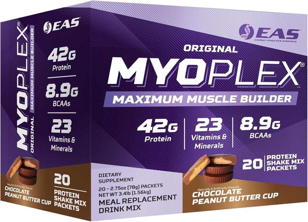 EAS Original Myoplex Maximum Muscle Builder, Meal Replacement Protein Mix 