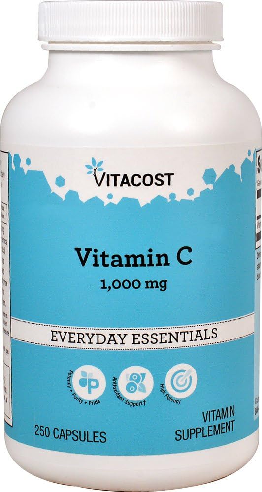 Vitacost Βιταμίνη C - 1000 mg - 250 Καψάκια