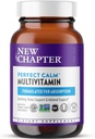 New Chapter Perfect Calm - Daily Multivitamin for Stress & Mood Support with B Vitamins + Holy Basil + Lemon Balm + Organic Non-GMO Ingredients - 144 Count