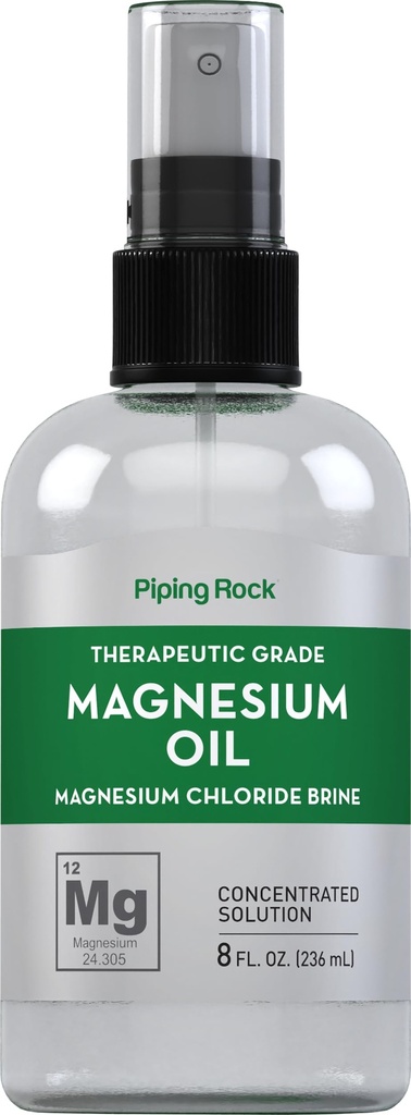 Pure Magnesium Oil Spray Piping Rock 8 Fl Oz 