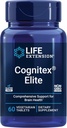 Επέκταση ζωής Cognitex® Elite, φασκόμηλο, βατόμουρο, ashwagandha, φωσφατιδυλσερίνη, βινποκετίνη, Προσοχή, Εστίαση, Mood & Μνήμη, Χωρίς γλουτένη, Μη ΓΤΟ, Χορτοφαγικά, 60 δισκία