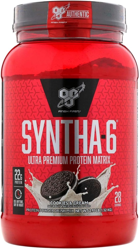 BSN Syntha-6, Cookies and Cream, 2.91 lb
